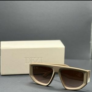 DEZI Beige Sunglasses